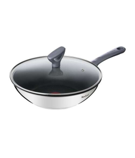 Tefal G7309955 Daily Cook Wok pan with lid, 28 cm, Grey