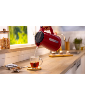 Bosch Kettle | TWK1M124 | Electric | 2400 W | 1.7 L | Plastic | 360 rotational base | Red