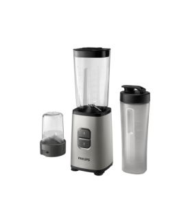 Philips Mini Blender | HR2604/80 Daily Collection | Tabletop | 350 W | Jar material Plastic/Glass | Jar capacity 0.6+0.6 L | Ic