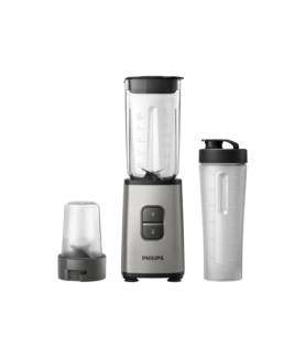 Philips Mini Blender | HR2604/80 Daily Collection | Tabletop | 350 W | Jar material Plastic/Glass | Jar capacity 0.6+0.6 L | Ic