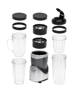 Adler Blender Smoothie Set | AD 4084 | Tabletop | 1200 W | Jar material BPA-Free | Jar capacity 0.3+0.5+0.5+0.7 L | Ice crushin