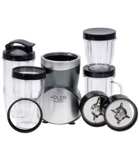 Adler Blender Smoothie Set | AD 4084 | Tabletop | 1200 W | Jar material BPA-Free | Jar capacity 0.3+0.5+0.5+0.7 L | Ice crushin