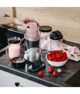 Adler Blender Smoothie Set | AD 4084 | Tabletop | 1200 W | Jar material BPA-Free | Jar capacity 0.3+0.5+0.5+0.7 L | Ice crushin