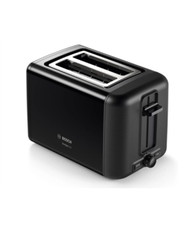 Bosch | DesignLine Toaster | TAT3P423 | Power 970 W | Number of slots 2 | Housing material Stainless steel | Black