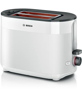 Bosch Compact Toaster | TAT2M121 MyMoment | Power 950 W | Number of slots 2 | Housing material Plastic | White