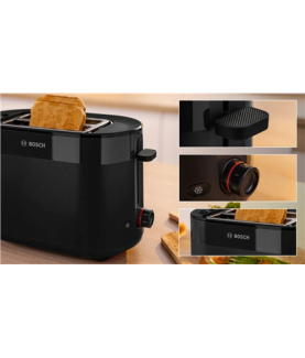 Bosch Compact Toaster | TAT2M123 MyMoment | Power 950 W | Number of slots 2 | Housing material Plastic | Black