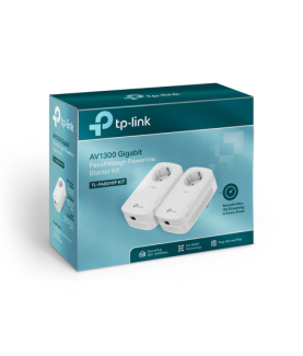 TP-LINK | AV1300 Gigabit Passthrough Powerline Starter Kit | TL-PA8010P KIT | 1300 Mbit/s | Ethernet LAN (RJ-45) ports 1 | No W