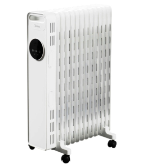 Midea Oil Radiator Heater | NY2513-22MR | Oil Radiator | 2500 W | Number of power levels 3 | Suitable for rooms up to 35 m | Wh