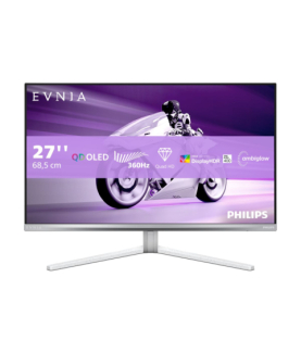 Philips 27M2N8500/00 | 27 " | OLED | 16:9 | 360 Hz | 0.03 ms | 2560 x 1440 pixels | 250 cd/m | HDMI ports quantity 2 | White