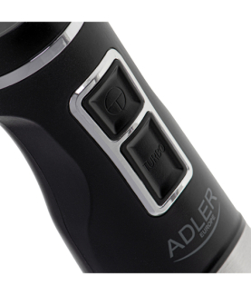 Adler | Hand Blender | AD 4628 | Hand Blender | 1900 W | Number of speeds 1 | Turbo mode | Ice crushing | Stainless Steel/Black