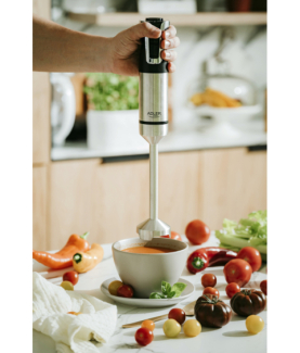 Adler | AD 4627 | Hand Blender Set | 1800 W | Number of speeds 20 | Turbo mode | Chopper | Stainless Steel/Black