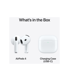 Apple | AirPods 4 | Bluetooth | In-Ear | Wireless | White