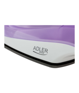 Iron | Adler | AD 5019 | With cord | 1600 W | Water tank capacity 100 ml | Continuous steam 10 g/min | Violet/White