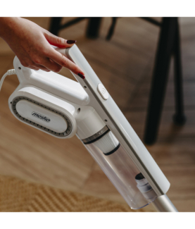 Adler | Vertical Cyclone Vacuum Cleaner | MS 7058 | Corded operating | 400 W | 220-240 V | Operating radius 8.35 m | White