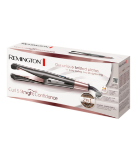 Remington Curl and Straight Confidence Hair Straightener | S6606 | Ceramic heating system | Temperature (min) 150 C | Temperatu