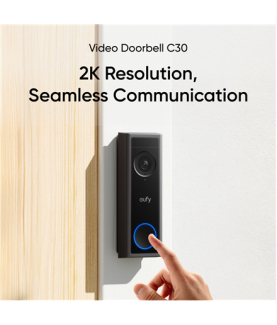 Anker Eufy | Security Video Doorbell | C30, 2K FHD