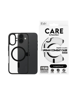 CARE Flagship Case | Back cover | Apple | iPhone 16 | Recycled plastic | Black | MagSafe