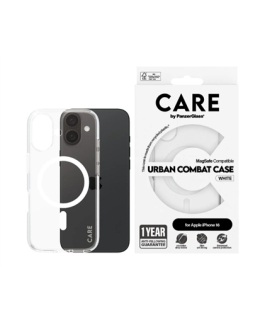 CARE Flagship Case | Back cover | Apple | iPhone 16 | Recycled plastic | White | MagSafe