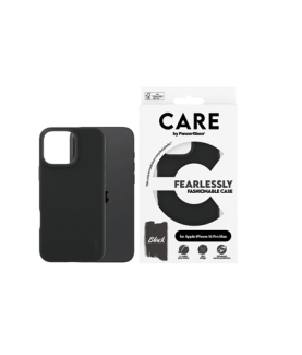 CARE Fashionable Case | Back cover | Apple | iPhone 16 Pro Max | Recycled plastic | Black