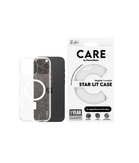 CARE Flagship Case | Back cover | Apple | iPhone 16 Pro Max | Recycled plastic | White | Urban Combat Star Lit with MagSafe