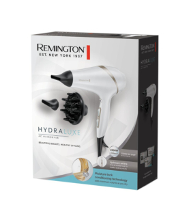 Remington | Hair dryer | AC8901 HYDRAlux | 2300 W | Number of temperature settings 3 | Ionic function | Diffuser nozzle | White