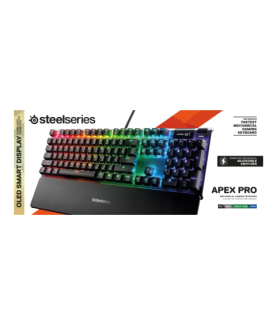 SteelSeries Apex Pro TKL Gen 3 | Gaming keyboard | Wired | ND | Black | USB-C | OmniPoint 3.0 Adjustable HyperMagnetic Switches