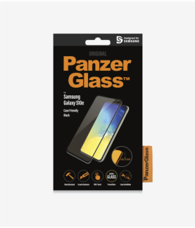 PanzerGlass | Samsung | Galaxy S10e | Glass | Black | Rounded edges 100% touch preservation | Case Friendly