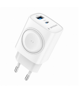 Gembird 2-in-1 20 W Apple Watch and Phone Fast Charger | TA-UC-PDQCW20-01-W