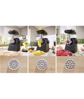 Bosch Food Mincer | MFWS430B | Black | Number of speeds 2 | Throughput (kg/min) 2.5