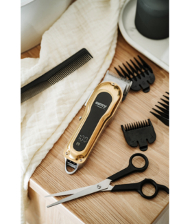 Camry Hair clipper with LCD display | CR 2844 | Cordless | Number of length steps 4 | Gold