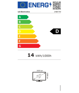 LG 24BA750-B | 23.8 " | IPS | FHD | 16:9 | 100 Hz | 5 ms | 1920 x 1080 pixels | 200 cd/m | HDMI ports quantity 1 | Black