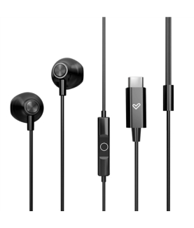 Energy Sistem Wired Earphones | EasyPods Type C | Built-in microphone | USB-C | Space