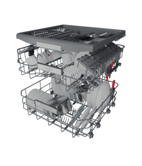 Whirlpool Dishwasher | W0I D751A X | Built-in | Width 59.8 cm | Number of place settings 14 | Number of programs 11 | Energy ef