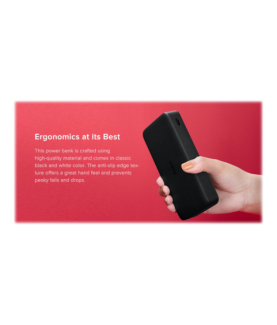 Xiaomi | Redmi Fast Charge Power Bank | 20000 mAh | Black