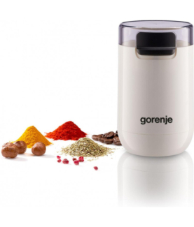 Gorenje | Coffee Grinder | SMK150SW | 150 W | Coffee beans capacity 45 g | Lid safety switch | White