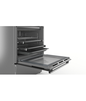 Bosch | Cooker | HLS79Y351U Series 6 | Hob type Induction | Oven type Electric | Stainless Steel | Width 60 cm | Grilling | LCD