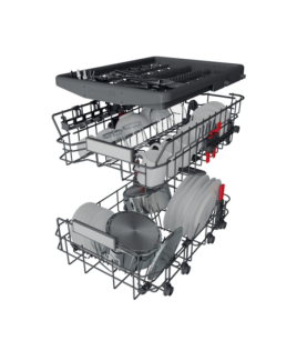 Whirlpool Dishwasher | WSIP 4O33 PFE | Built-in | Width 44.8 cm | Number of place settings 10 | Number of programs 9 | Energy e