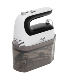 Adler Hand Mixer | AD 4229 | Hand Mixer | 600 W | Number of speeds 9 | Turbo mode | Black/White