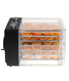 Adler | Food Dehydrator | AD 6660 | Power 600 W | Number of trays 6 | Integrated timer | Black