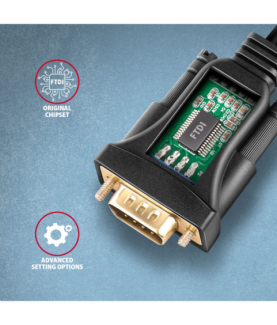 AXAGON USB - Serial Advanced Active Adapter | ADS-1PQN