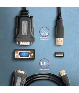 AXAGON USB - Serial Advanced Active Adapter | ADS-1PQN