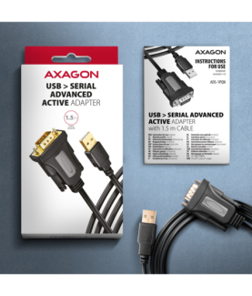 AXAGON USB - Serial Advanced Active Adapter | ADS-1PQN