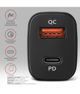 AXAGON Dual car charger, 38W | PWC-PQ38