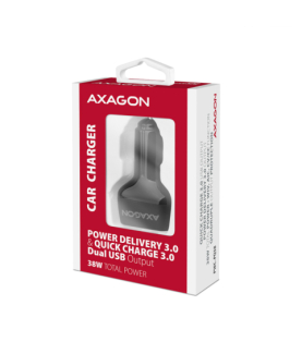 AXAGON Dual car charger, 38W | PWC-PQ38