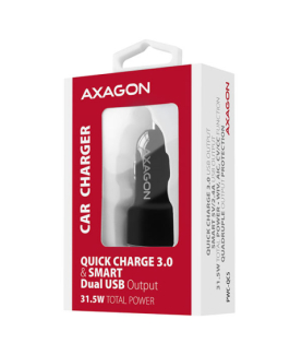 AXAGON Dual car charger, 31.5W | PWC-QC5