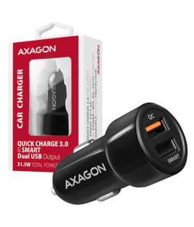 AXAGON Dual car charger, 31.5W | PWC-QC5