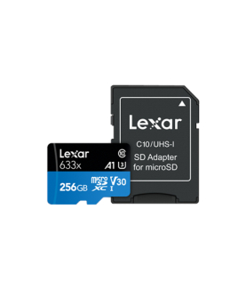 Lexar | High-Performance 633x | UHS-I | 256 GB | micro SDXC