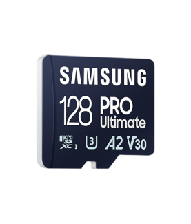 Samsung | MicroSD Card | PRO Ultimate | 128 GB | microSDXC Memory Card | Flash memory class U3, V30, A2 | SD adapter