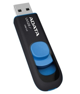 ADATA | UV128 | 64 GB | USB 3.0 | Black/Blue