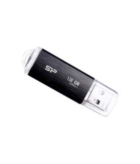 Silicon Power | USB 3.1 Flash Drive | Blaze B02 | 128 GB | USB 3.2 Gen 1/USB 3.1 Gen 1/USB 3.0/USB 2.0 | Black